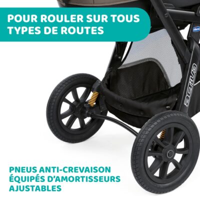 Poussette Chicco Activ3 - pneus